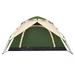 vidaXL Camping Tent Dome 4-Person Green Quick Release - Weatherproof & Cozy Camping Experience 4 Man Tent Cosy Camping Co.   