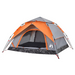 vidaXL Camping Tent Dome 4-Person Grey and Orange Quick Release - Stay Dry and Comfortable on Your Adventures 4 Man Tent Cosy Camping Co.   