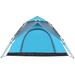 vidaXL Camping Tent Dome 5-Person Blue Quick Release - Waterproof, Easy Setup, Detachable Rainfly 5 Man Tent Cosy Camping Co.   