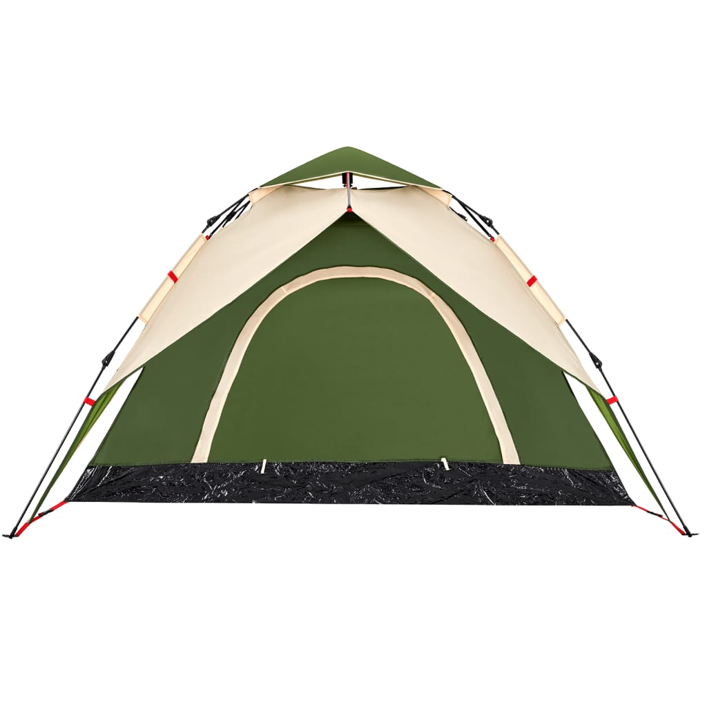 vidaXL Camping Tent Dome 5-Person Green, Quick Release - Stay Protected and Comfortable on Your Outdoor Adventures 5 Man Tent Cosy Camping Co.   