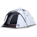 vidaXL Camping Tent Dome 3-Person White Blackout Fabric Quick Release 3 Man Tent Cosy Camping Co.   