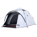 vidaXL Camping Tent Dome 3-Person White Blackout Fabric Quick Release 3 Man Tent Cosy Camping Co.   