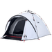 vidaXL Camping Tent Dome 3-Person White Blackout Fabric Quick Release 3 Man Tent Cosy Camping Co.   