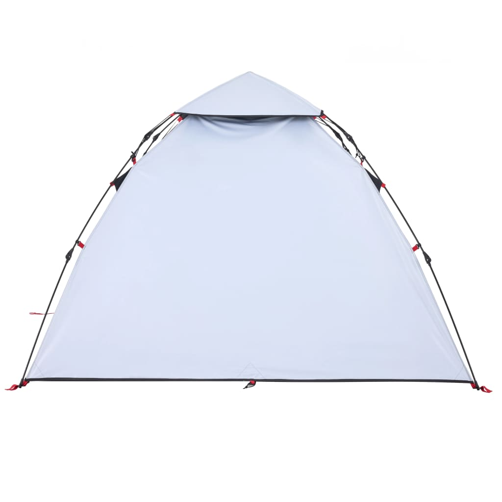 vidaXL Camping Tent Dome 3-Person White Blackout Fabric Quick Release 3 Man Tent Cosy Camping Co.   