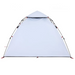 vidaXL Camping Tent Dome 3-Person White Blackout Fabric Quick Release 3 Man Tent Cosy Camping Co.   