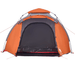 vidaXL Camping Tent Dome 3-Person Grey and Orange Quick Release 3 Man Tent Cosy Camping Co.   