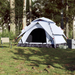 vidaXL Camping Tent Dome 5-Person White Blackout Fabric Quick Release 5 Man Tent Cosy Camping Co.   