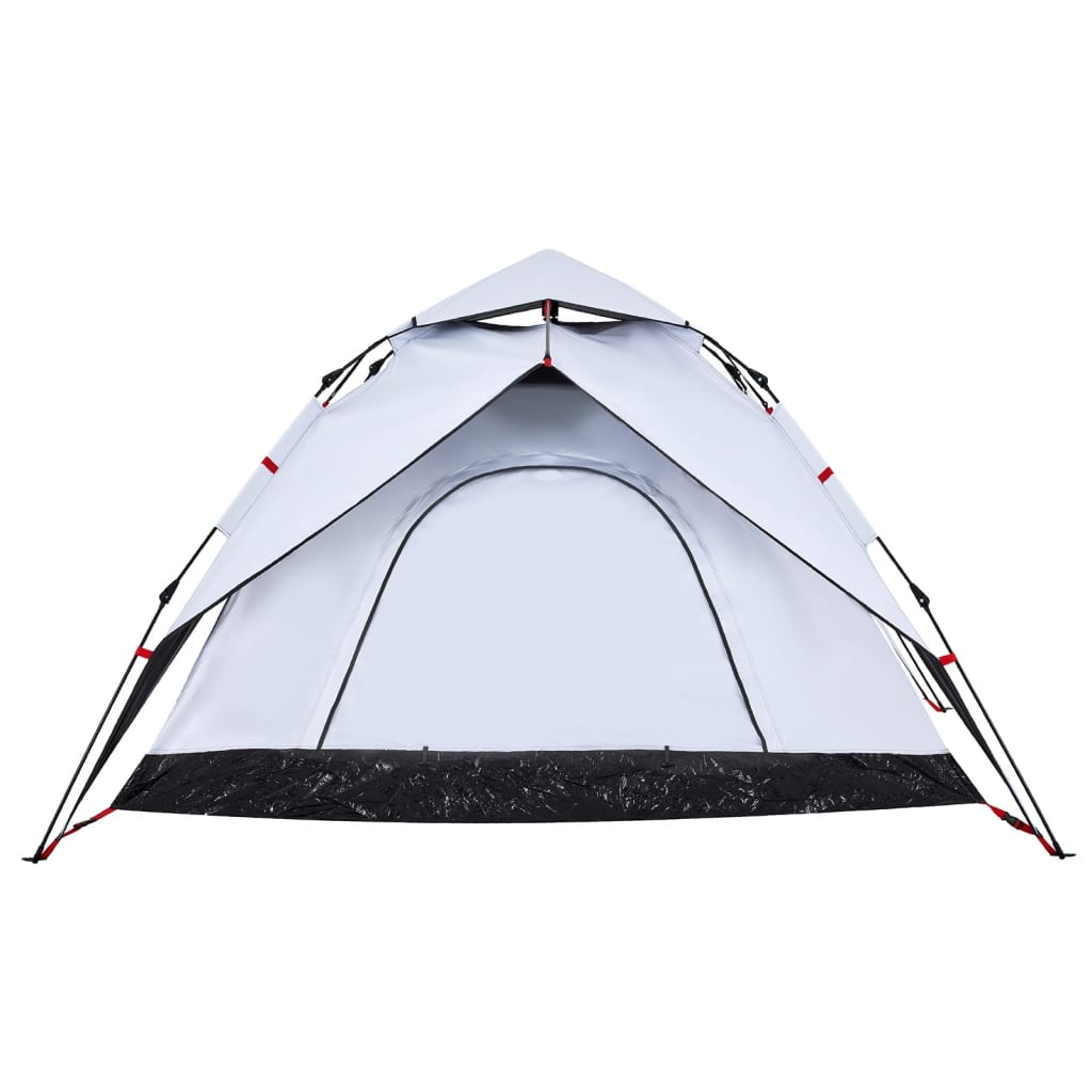 vidaXL Camping Tent Dome 5-Person White Blackout Fabric Quick Release 5 Man Tent Cosy Camping Co.   