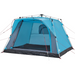 vidaXL Camping Tent Cabin 4-Person Blue Quick Release - Waterproof & Easy Setup 4 Man Tent Cosy Camping Co.   