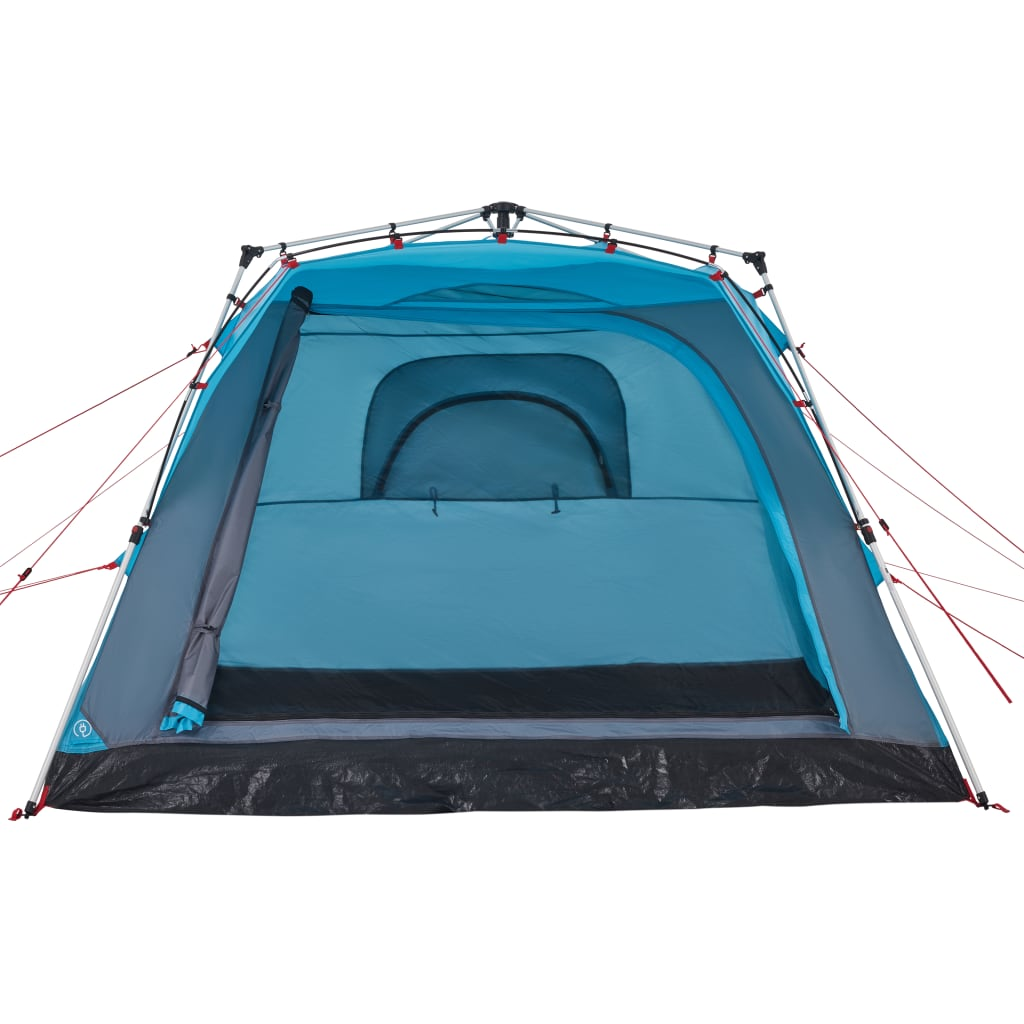 vidaXL Camping Tent Cabin 4-Person Blue Quick Release - Waterproof & Easy Setup 4 Man Tent Cosy Camping Co.   