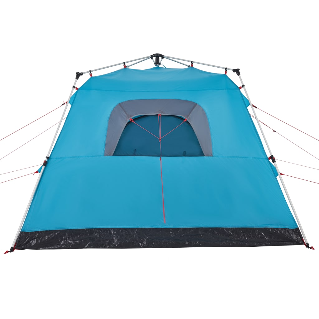 vidaXL Camping Tent Cabin 4-Person Blue Quick Release - Waterproof & Easy Setup 4 Man Tent Cosy Camping Co.   
