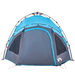 vidaXL Camping Tent Dome 3-Person Blue Quick Release - Waterproof & Easy Setup 3 Man Tent Cosy Camping Co.   