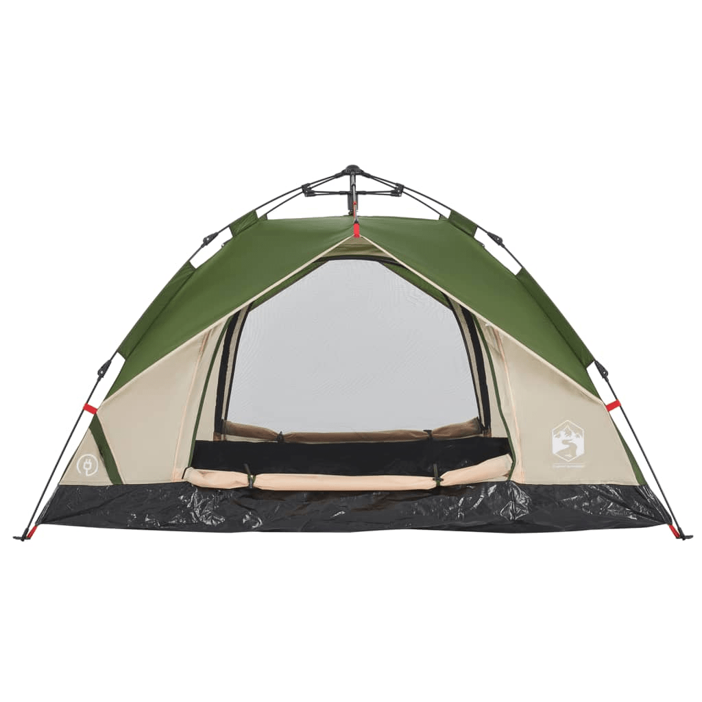 vidaXL Camping Tent Dome 2-Person Green Quick Release - Stay Dry and Comfortable on Your Camping Adventures 2 Man Tent Cosy Camping Co.   