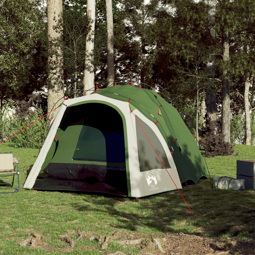 vidaXL Camping Tent Dome 3-Person Green Quick Release - Stay Protected and Comfortable 3 Man Tent Cosy Camping Co.   