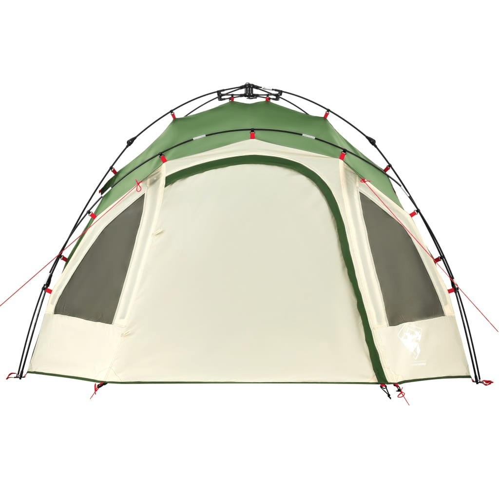 vidaXL Camping Tent Dome 3-Person Green Quick Release - Stay Protected and Comfortable 3 Man Tent Cosy Camping Co.   