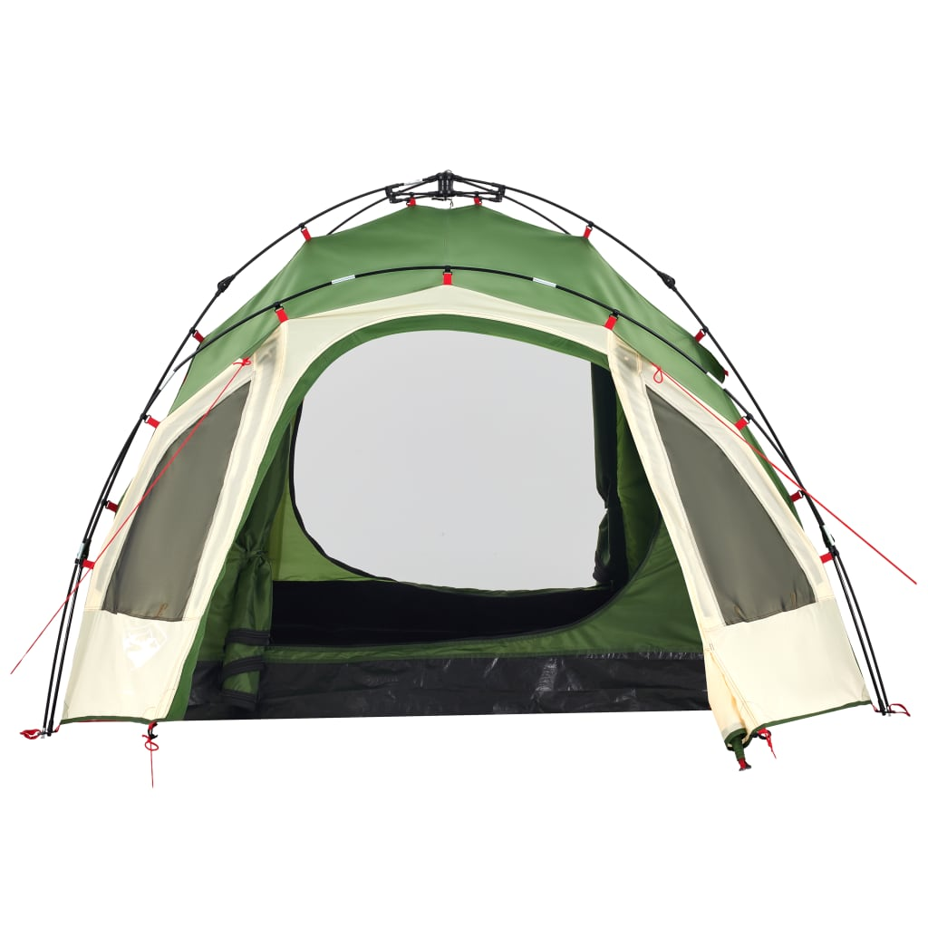 vidaXL Camping Tent Dome 3-Person Green Quick Release - Stay Protected and Comfortable 3 Man Tent Cosy Camping Co.   