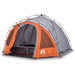 vidaXL Camping Tent Dome 3-Person Grey and Orange Quick Release 3 Man Tent Cosy Camping Co.   