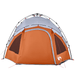 vidaXL Camping Tent Dome 3-Person Grey and Orange Quick Release 3 Man Tent Cosy Camping Co.   