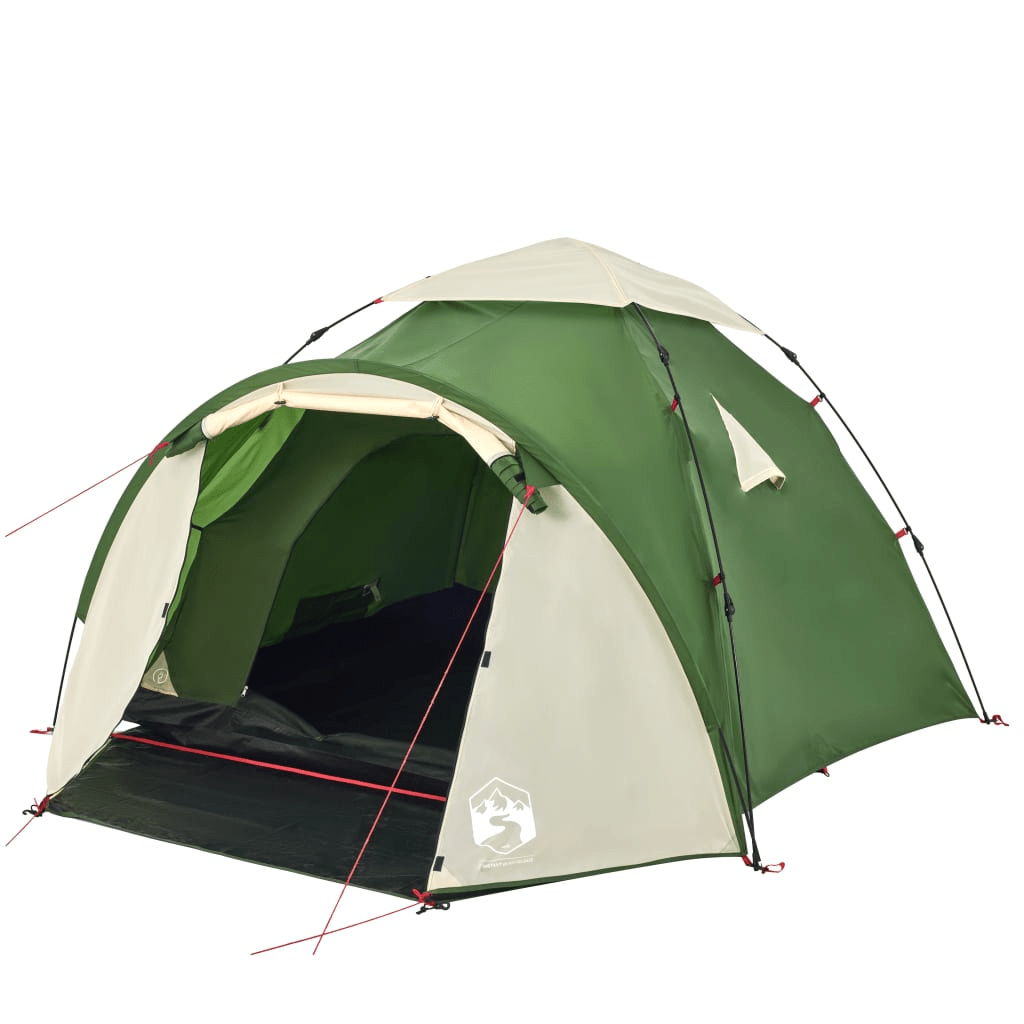 vidaXL Camping Tent Dome 3-Person Green Quick Release - Waterproof and Portable 3 Man Tent Cosy Camping Co.   