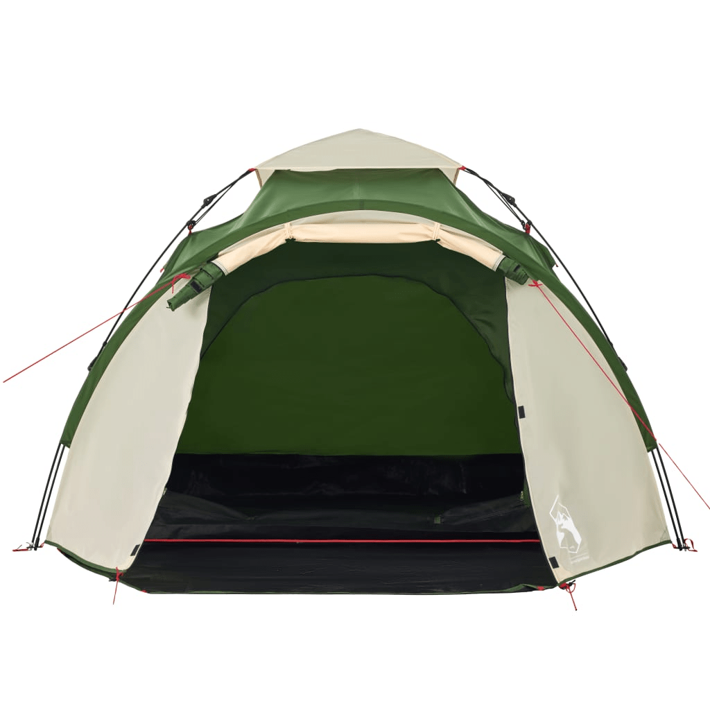 vidaXL Camping Tent Dome 3-Person Green Quick Release - Waterproof and Portable 3 Man Tent Cosy Camping Co.   