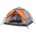 vidaXL Camping Tent Dome - 3-Person Grey and Orange Quick Release 3 Man Tent Cosy Camping Co.   