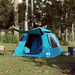vidaXL Camping Tent Dome 4-Person Blue | Quick-Release System 4 Man Tent Cosy Camping Co.   