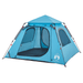 vidaXL Camping Tent Dome 4-Person Blue | Quick-Release System 4 Man Tent Cosy Camping Co.   