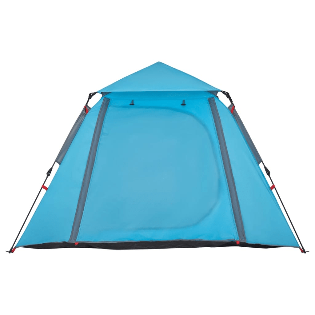 vidaXL Camping Tent Dome 4-Person Blue | Quick-Release System 4 Man Tent Cosy Camping Co.   