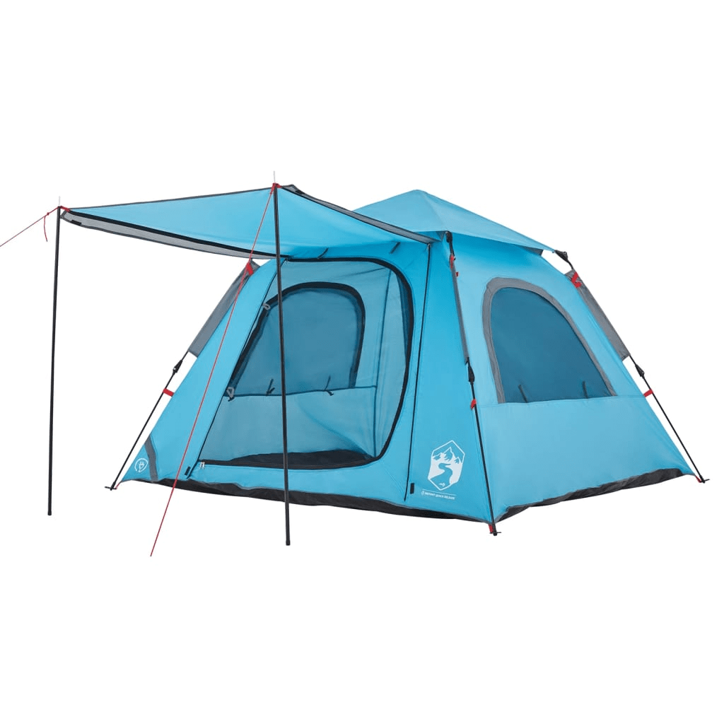 vidaXL Camping Tent Dome 4-Person Blue | Quick-Release System 4 Man Tent Cosy Camping Co.   