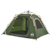 vidaXL Camping Tent Dome 4-Person Green Quick Release - Durable, Waterproof, and Portable 4 Man Tent Cosy Camping Co.   