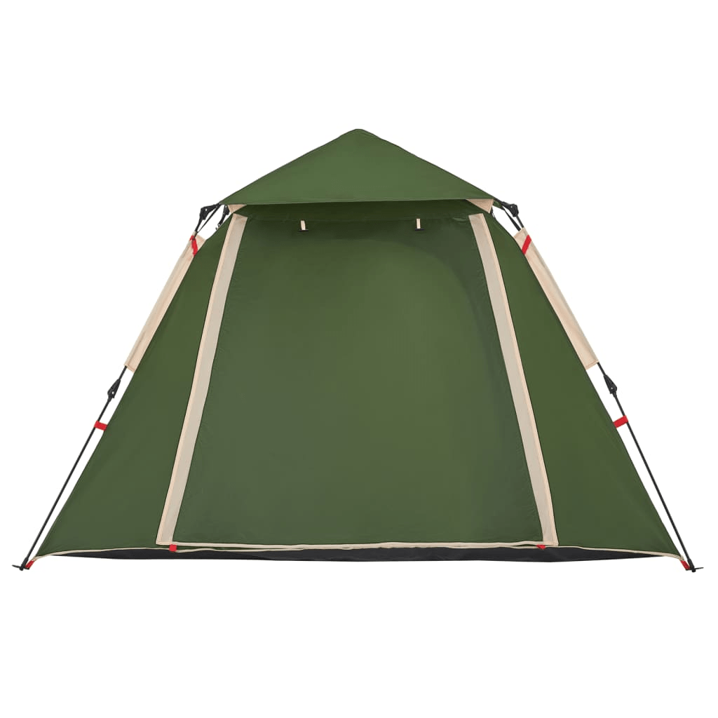 vidaXL Camping Tent Dome 4-Person Green Quick Release - Durable, Waterproof, and Portable 4 Man Tent Cosy Camping Co.   
