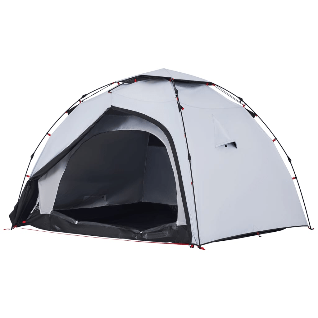 vidaXL Camping Tent Dome - 4-Person, White Blackout Fabric, Quick Release 4 Man Tent Cosy Camping Co.   