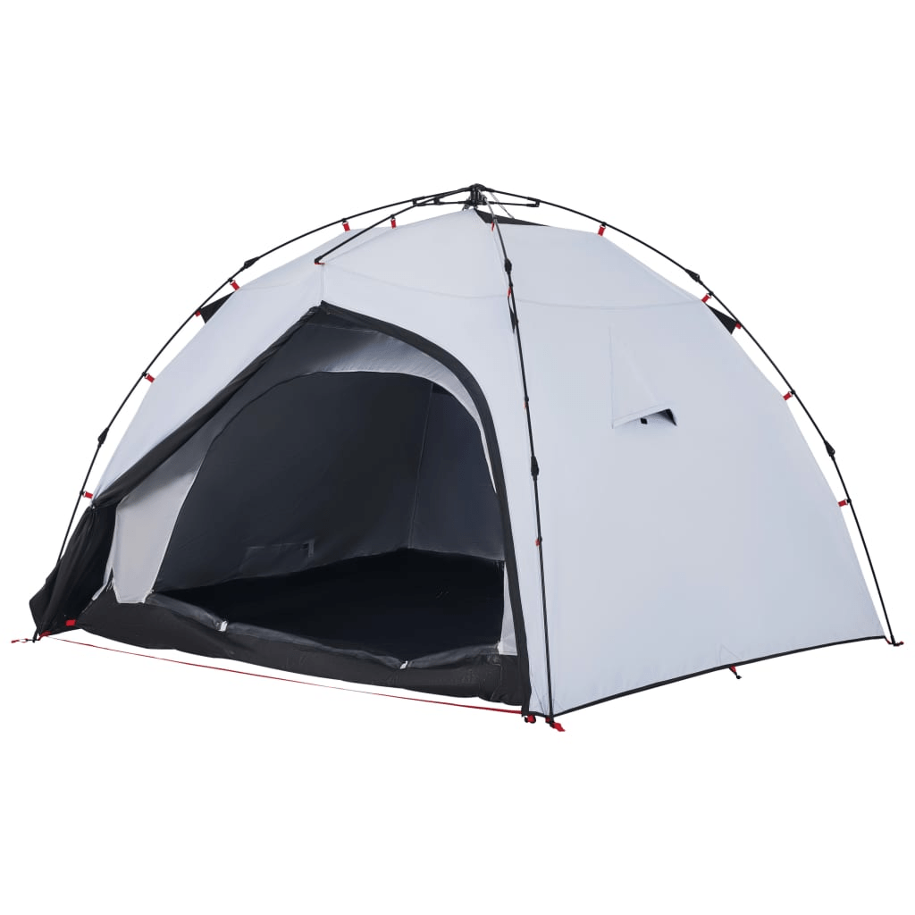 vidaXL Camping Tent Dome - 4-Person, White Blackout Fabric, Quick Release 4 Man Tent Cosy Camping Co.   