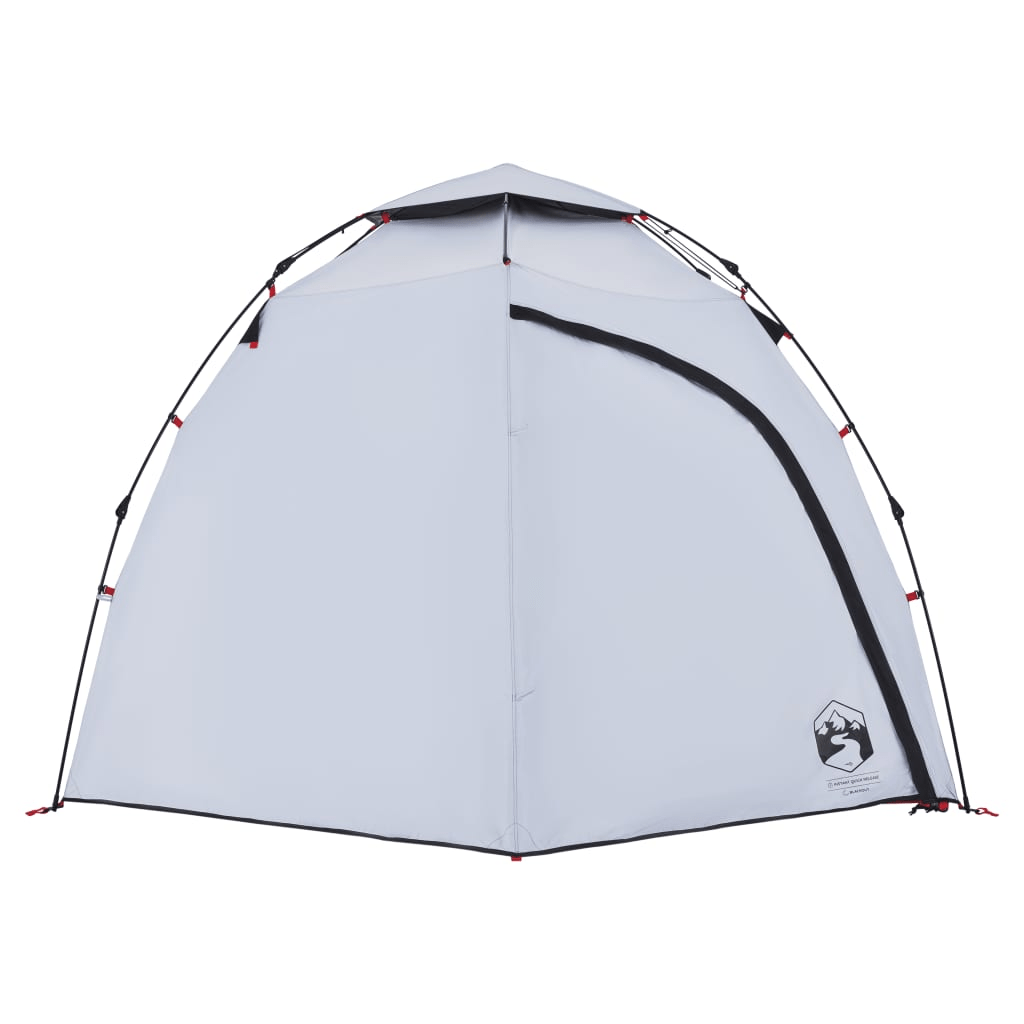 vidaXL Camping Tent Dome - 4-Person, White Blackout Fabric, Quick Release 4 Man Tent Cosy Camping Co.   