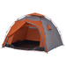 vidaXL Camping Tent Dome 4-Person Grey and Orange Quick Release - Waterproof, Easy Setup, Portable 4 Man Tent Cosy Camping Co.   