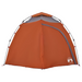 vidaXL Camping Tent Dome 4-Person Grey and Orange Quick Release - Waterproof, Easy Setup, Portable 4 Man Tent Cosy Camping Co.   