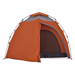 vidaXL Camping Tent Dome 4-Person Grey and Orange Quick Release - Waterproof, Easy Setup, Portable 4 Man Tent Cosy Camping Co.   