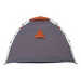 vidaXL Camping Tent Dome 4-Person Grey and Orange Quick Release - Waterproof, Easy Setup, Portable 4 Man Tent Cosy Camping Co.   