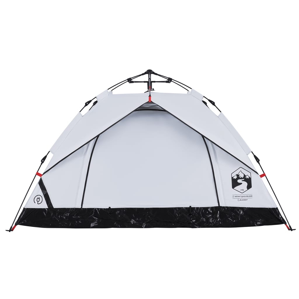 vidaXL Camping Tent Dome 2-Person | White Blackout Fabric | Quick Release 2 Man Tent Cosy Camping Co.   