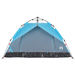 vidaXL Camping Tent Dome 3-Person Blue Quick Release - Waterproof, Portable, and Easy to Set Up 3 Man Tent Cosy Camping Co.   