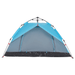 vidaXL Camping Tent Dome 3-Person Blue Quick Release - Waterproof, Portable, and Easy to Set Up 3 Man Tent Cosy Camping Co.   