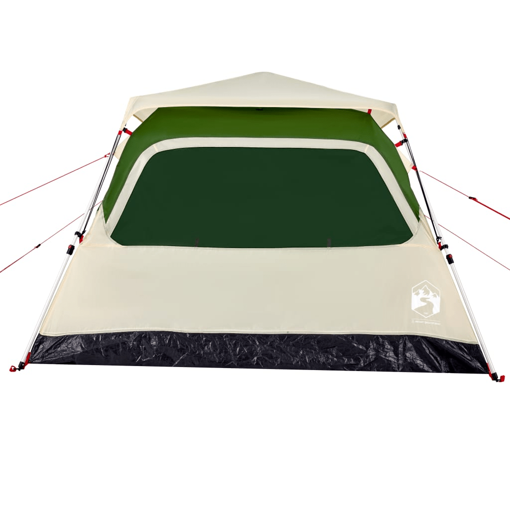 vidaXL Camping Tent Dome 4-Person Green Quick Release 4 Man Tent Cosy Camping Co.   