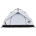 vidaXL Camping Tent Dome 3-Person | White Blackout Fabric | Quick Release 3 Man Tent Cosy Camping Co.   