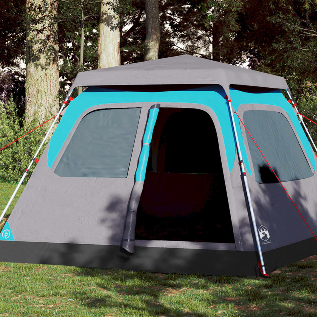 vidaXL Camping Tent Dome 4-Person Blue Quick Release - Durable, Waterproof, and Easy to Set Up 4 Man Tent Cosy Camping Co. Blue  