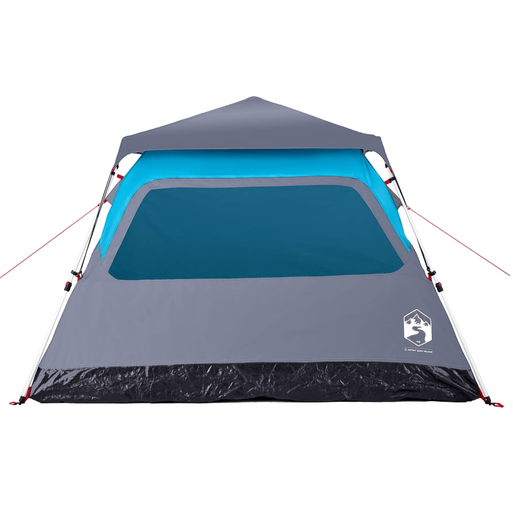 vidaXL Camping Tent Dome 4-Person Blue Quick Release - Durable, Waterproof, and Easy to Set Up 4 Man Tent Cosy Camping Co.   