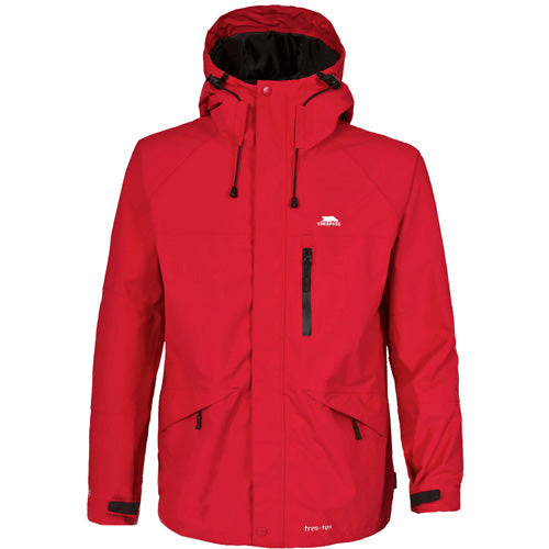 Trespass Corvo Waterproof Jacket - Stay Dry and Stylish Mens Jacket Cosy Camping Co. Red S 