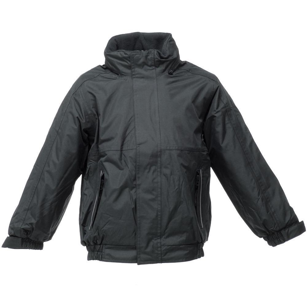 Kids Regatta Dover Jacket Kids Cosy Camping Co. Black 5 to 6 Years 