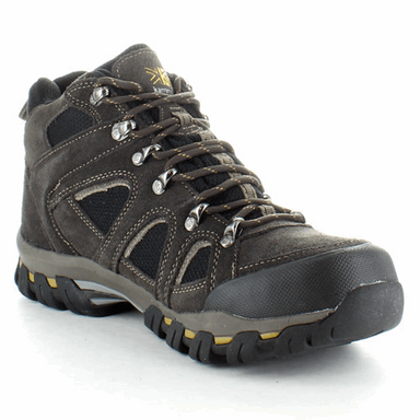 Mens Karrimor Bodmin IV Weathertite Mid Rise Hiking Shoes Boots Cosy Camping Co. Dark Brown UK-9 