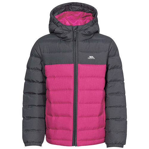 Trespass Kids Oskar Padded School Jacket - Warm, Stylish, and Water-Resistant Kids Cosy Camping Co. Pink Lady 5-6 Years 