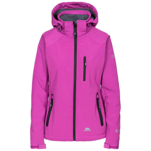 Trespass Bela II Softshell Jacket - Women's Outdoor Jacket Womens Jacket Cosy Camping Co. Purple Orchid XL 